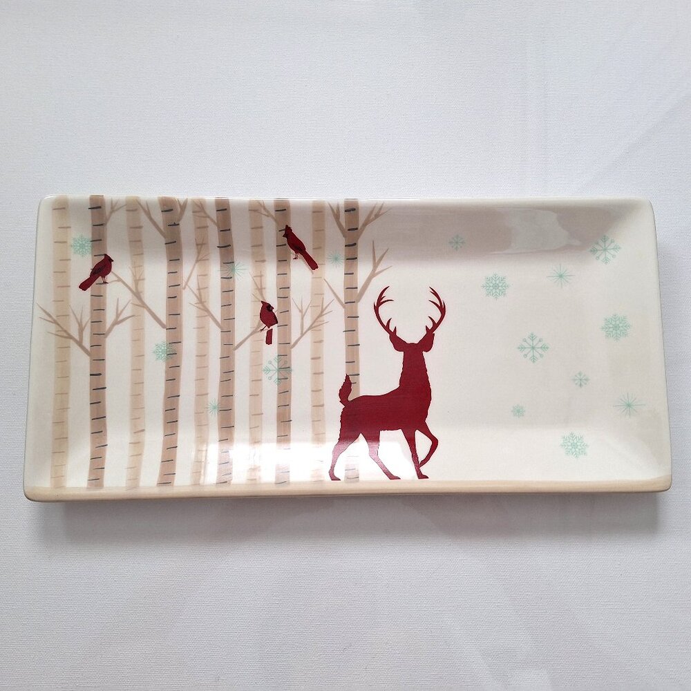 Winter Themed Serving Dish